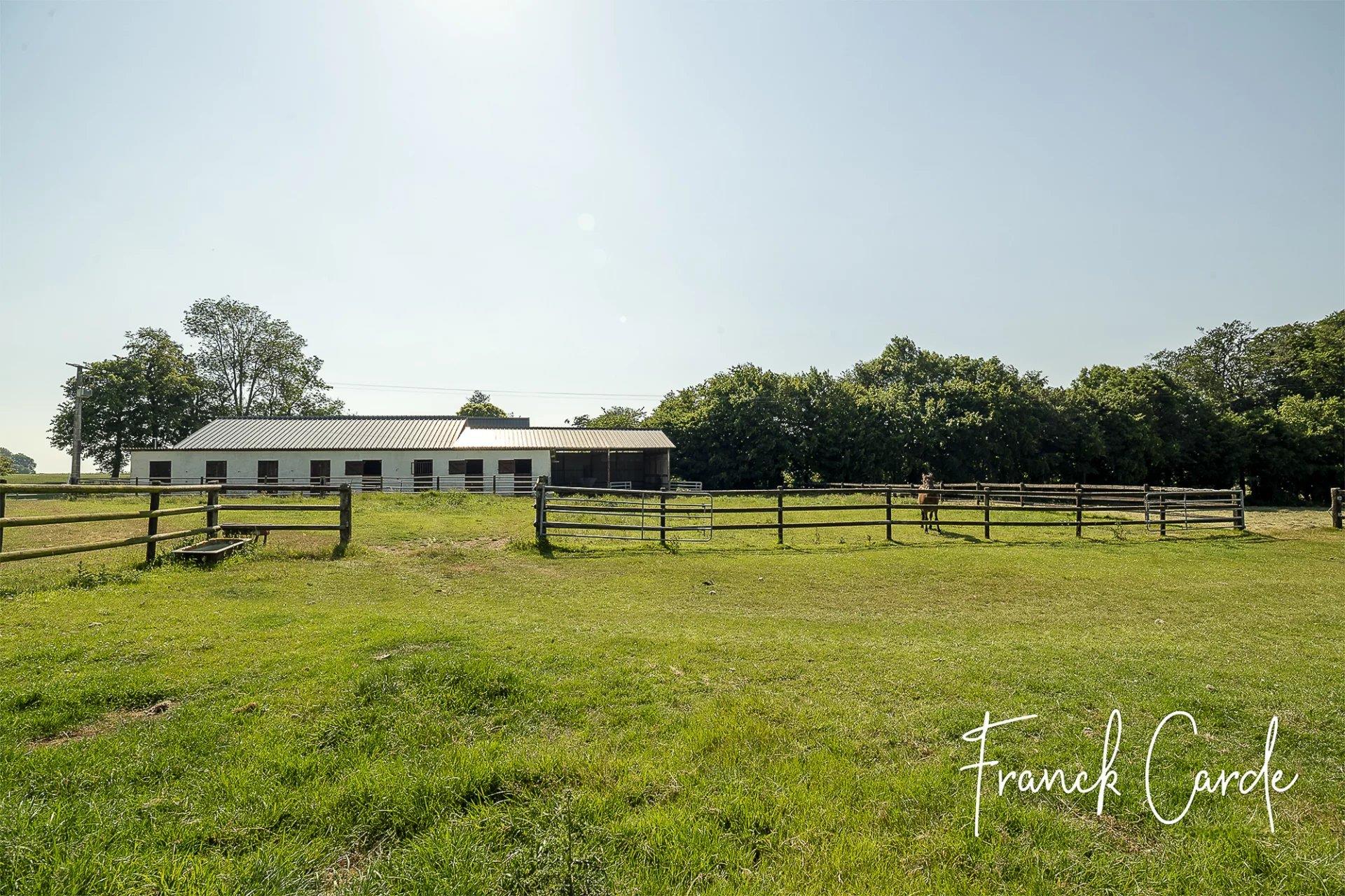 Equestrian property near Luneray