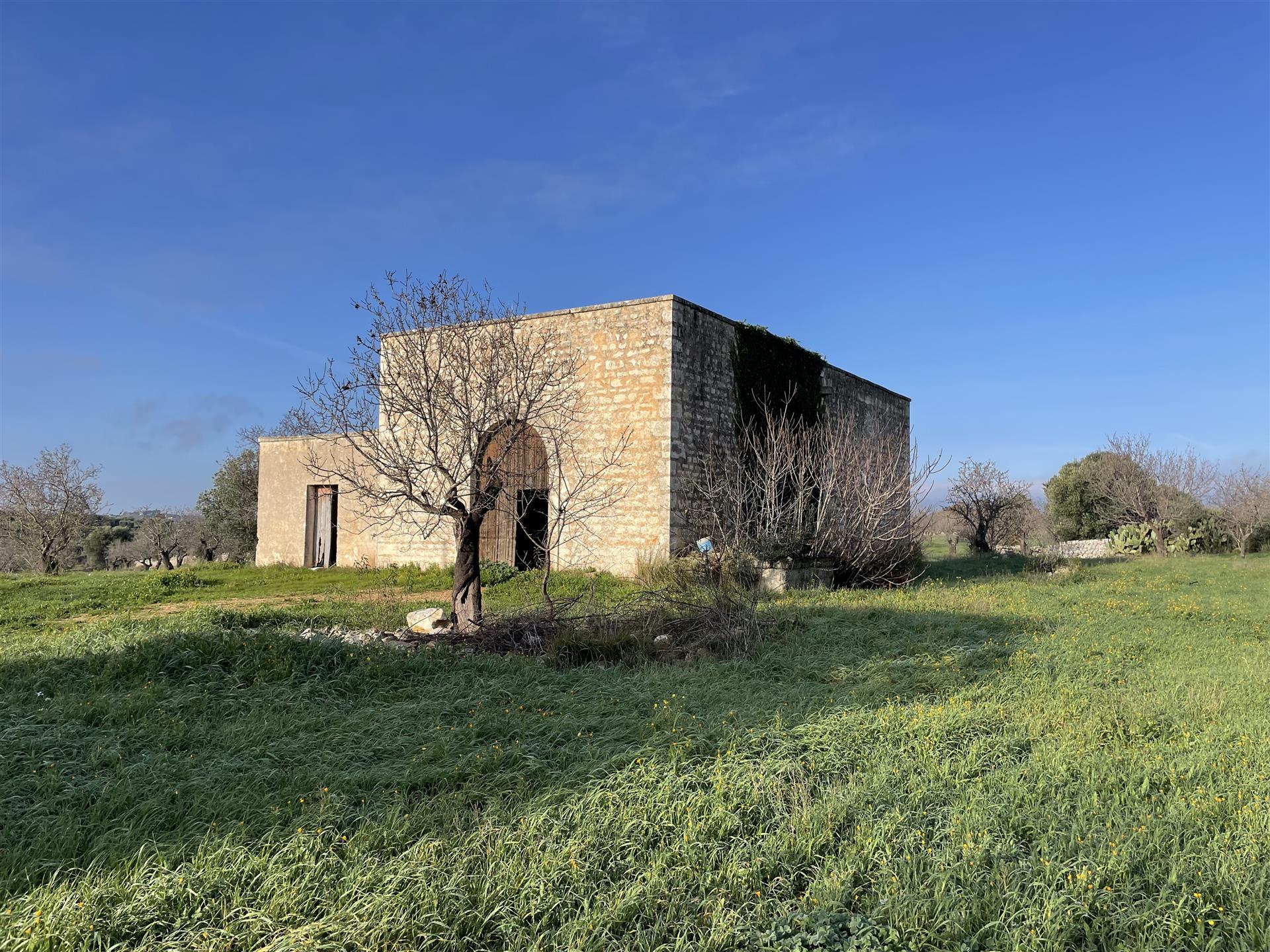 Steinbauernhaus wird restauriert zwischen Monopoli und Castellana