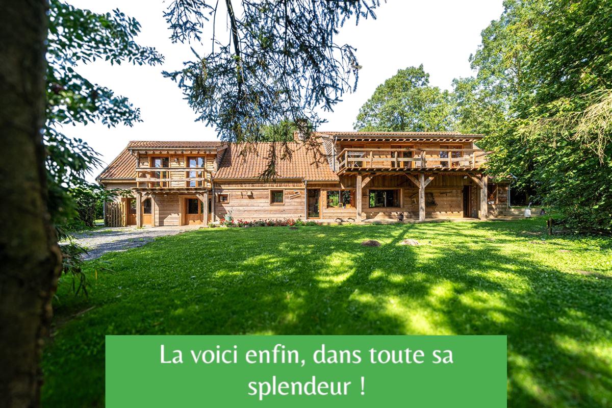 Unique house/Chalet for sale regionTOURNAI - countryside - Idyllic setting - 30mn from Lille - No I
