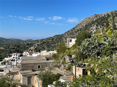 Pefki Makrigialos:Plot of land with mountain and sea views just 7km from the sea.