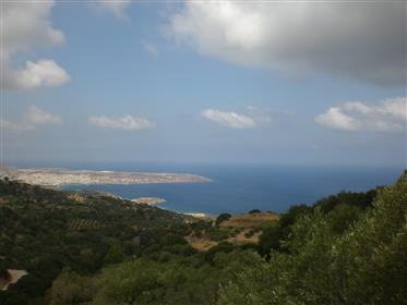 Land close to Sitia  with nice views!!!!  east Crete