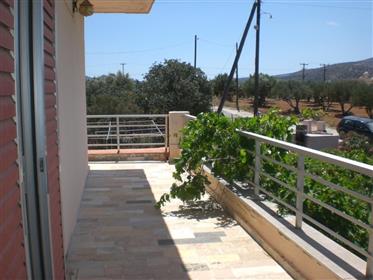 Pachia Ammos-Ierapetra:Two houses 2.400 meter from the sea with sea views and views to the Ha gorge.