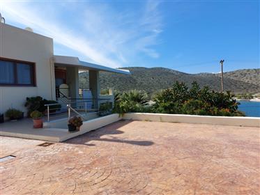 Fantastic villa on two floors, right by the sea side in Tholos Kavousi.