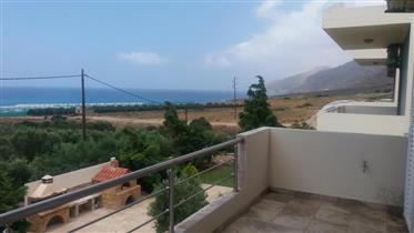 Three newly built maisonette houses with sea views in Goudouras.