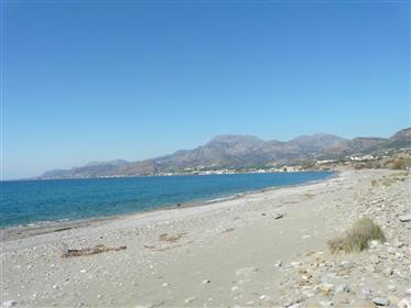 Lagada, Makrigialos Terrain sur la plage pour investissement