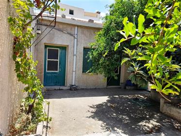 Tourloti-Sitia: Traditional stone house with courtyard and garden just 3km from the sea.