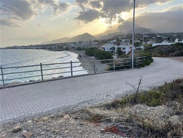 Plot just 20m from the sea enjoying stunning sea views in  Makry Gialos, South East Crete.