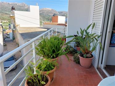 First floor apartment with  roof terrace with mountain and sea views in Piskokefalo, Sitia, East Cre
