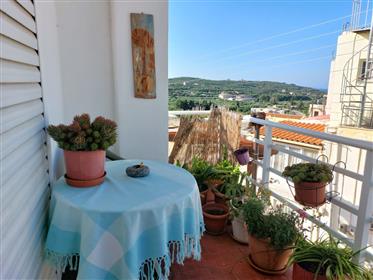 First floor apartment with  roof terrace with mountain and sea views in Piskokefalo, Sitia, East Cre