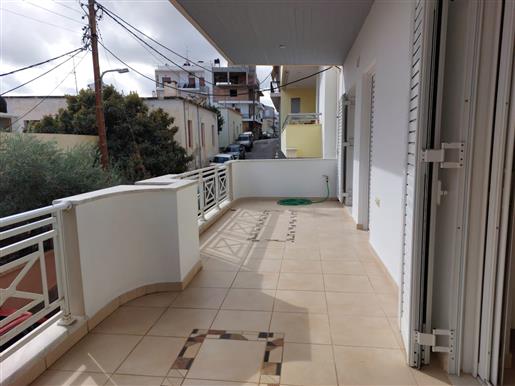 A three bedroom apartment just 320meters from the sea in Sitia, East Crete.