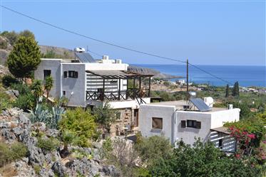Apartments with sea views, just 650meters from the sea in Zakros, Sitia, East Crete.