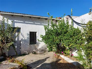 Traditional stone house with garden with mountain and sea views in Armenoi, Sitia, East Crete.