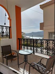 Beautiful ground apartment 590 meters from the sea, in Sitia East Crete. 