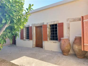 Stone house with large garden 15km from the sea in Armeni, Sitia, East Crete. 