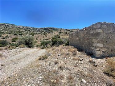 Agrarisch perceel van 20.000m2 met een klein huis in Maroulas, Makry Gialos, Oost-Kreta.