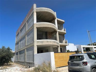 Non-Finished building on three levels in Ierapetra, East Crete.