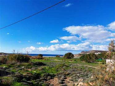 Terrain à bâtir à seulement 150 mètres de la mer à Analoukas, Sitia, Crète orientale.