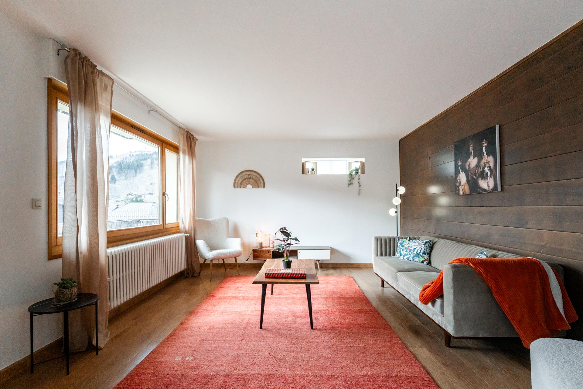 Appartement de 113 m² idéalement situé au coeur du village alpin des Gets profitant d'une superbe vu