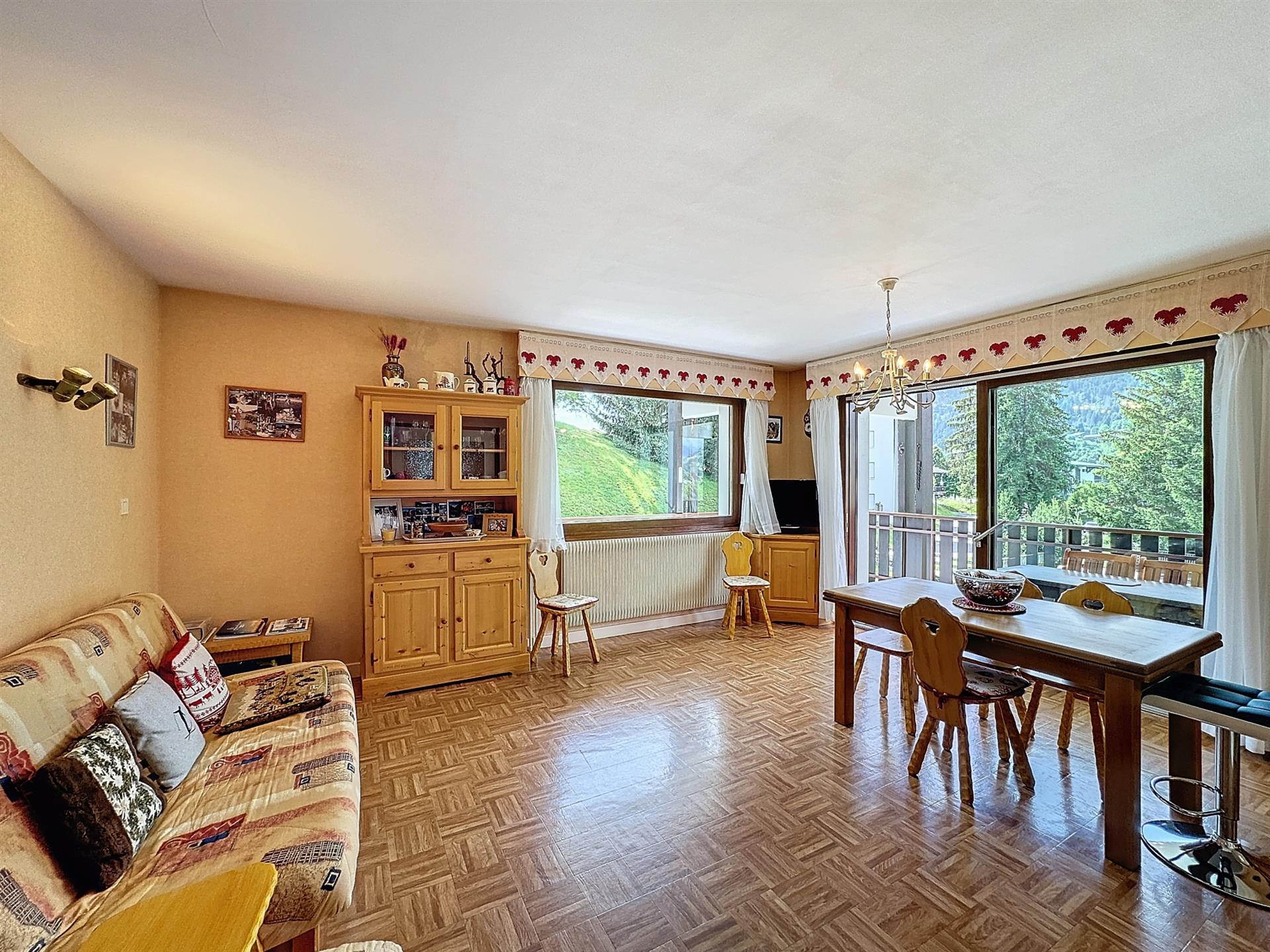 Les Gets - Appartement T2 de 50m2 avec Grand Balcon -