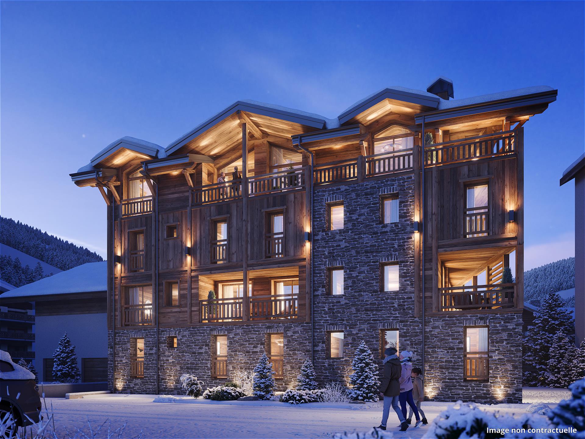 Les Gets - Appartement T4 de 61m2 - Construction neuve en Vefa - Centre village