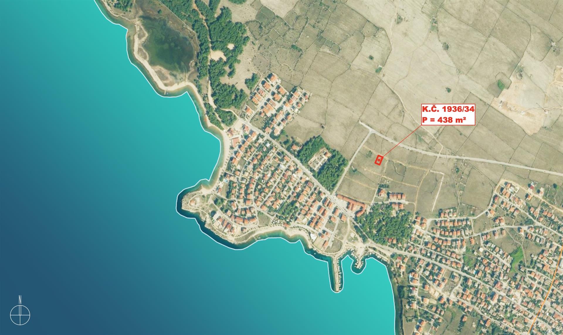 Two-Bedroom apartment on the first floor with balcony, Povljana, Pag (A8)