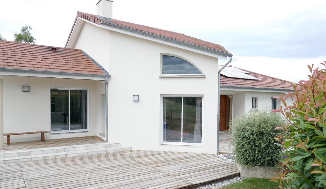 Contemporary architect's villa, saint victor sur Loire 