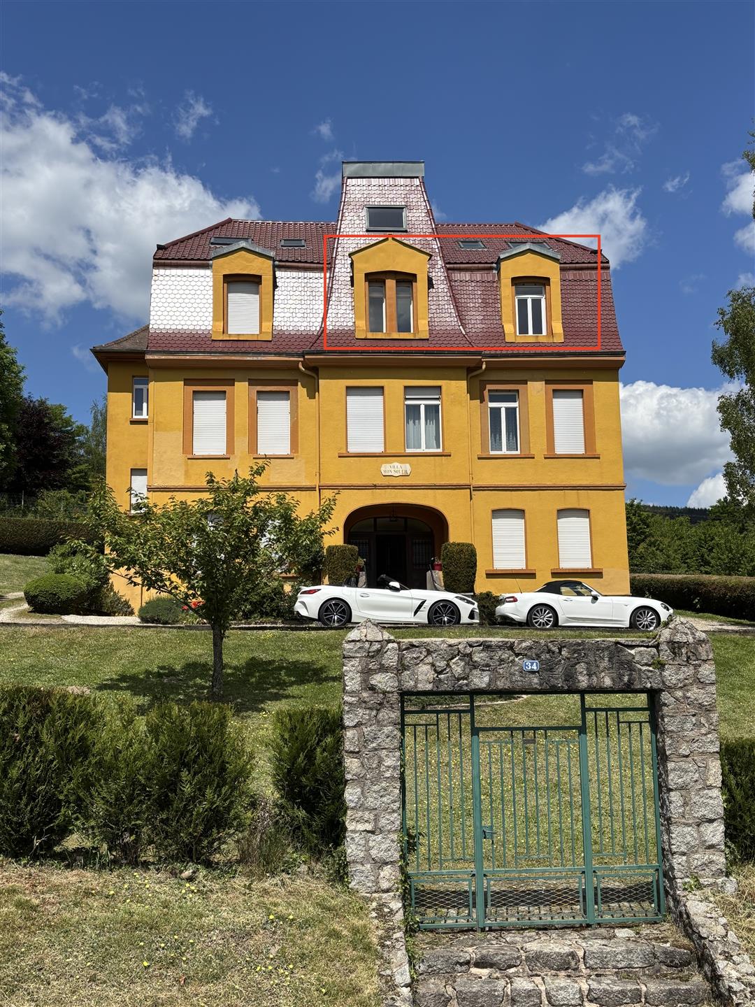 Vista panorâmica / apartamento renovado de 2 quartos / 45 min Estrasburgo-Colmar / 1h15 Basileia