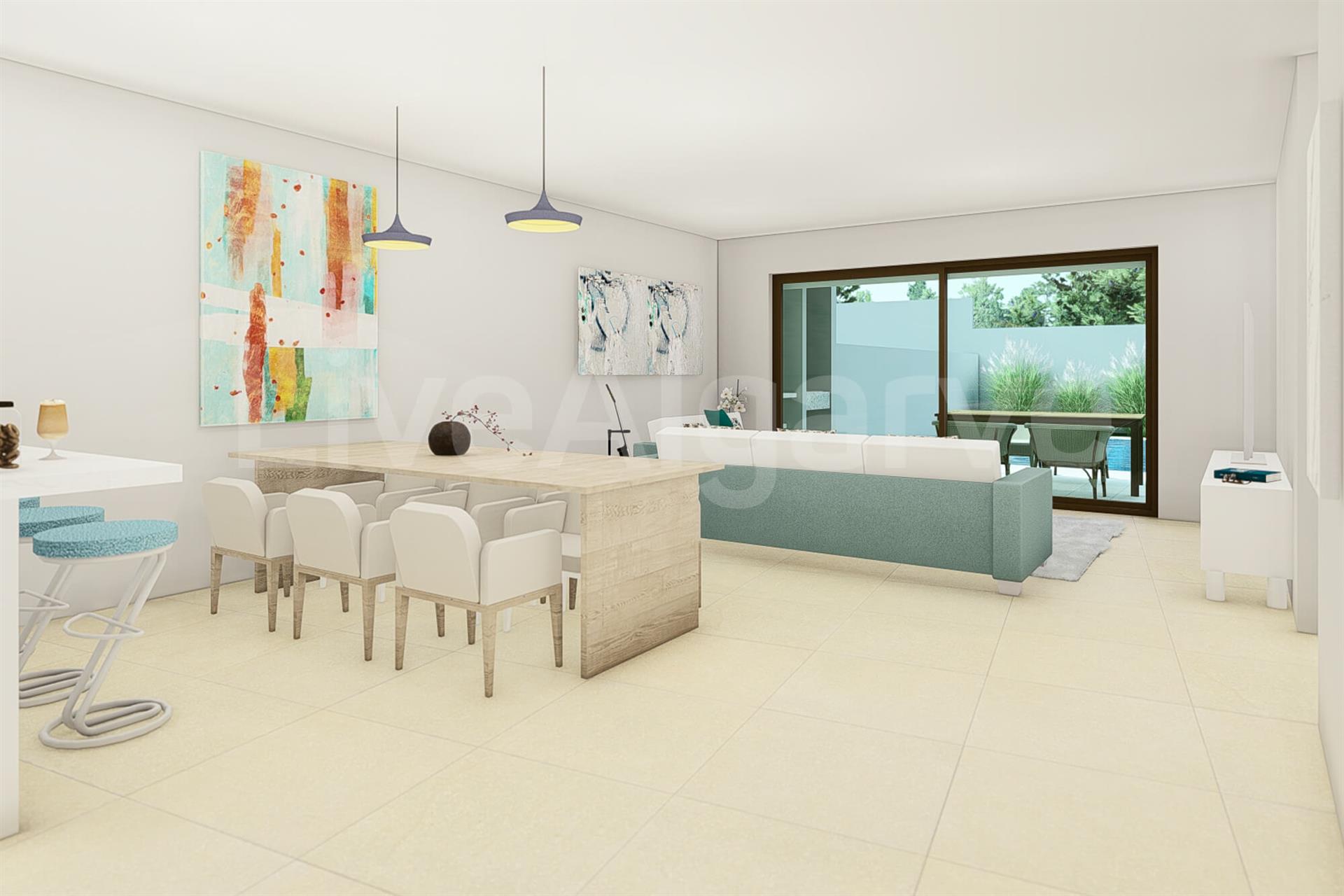 New Built | Building Plots for Turn-Key Modern T3 Townhouses in Almádena for Sale - Lagos