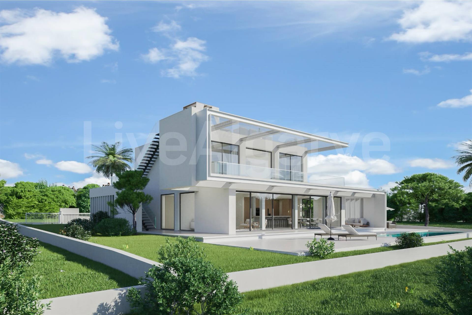 Luxury | New Modern T4 Villa At Mato Serrão For Sale In Carvoeiro – Lagoa