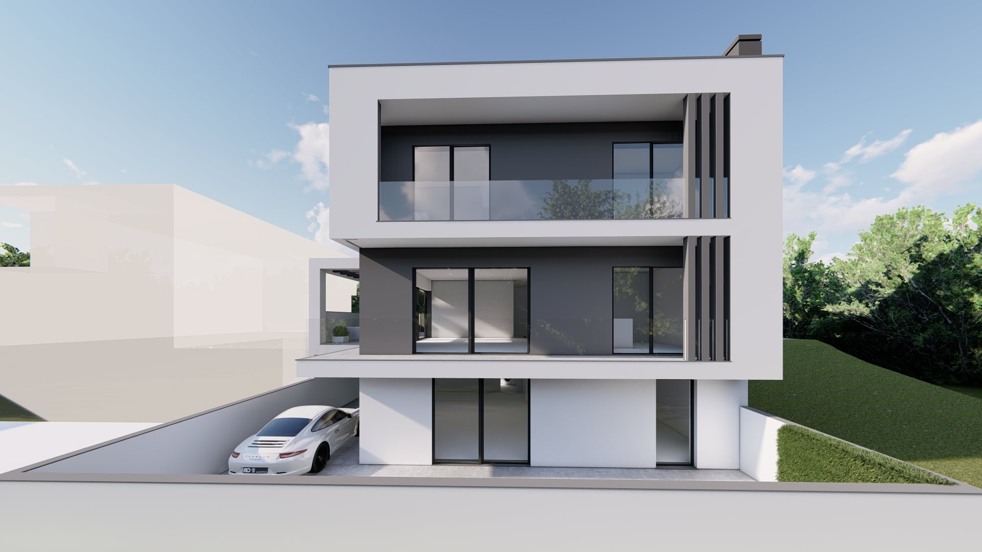 KansenOpportuniteit | Nieuw gebouwd 3-verdieping T3+1 villa te koop in Mexilhoeira Grande – Portimão