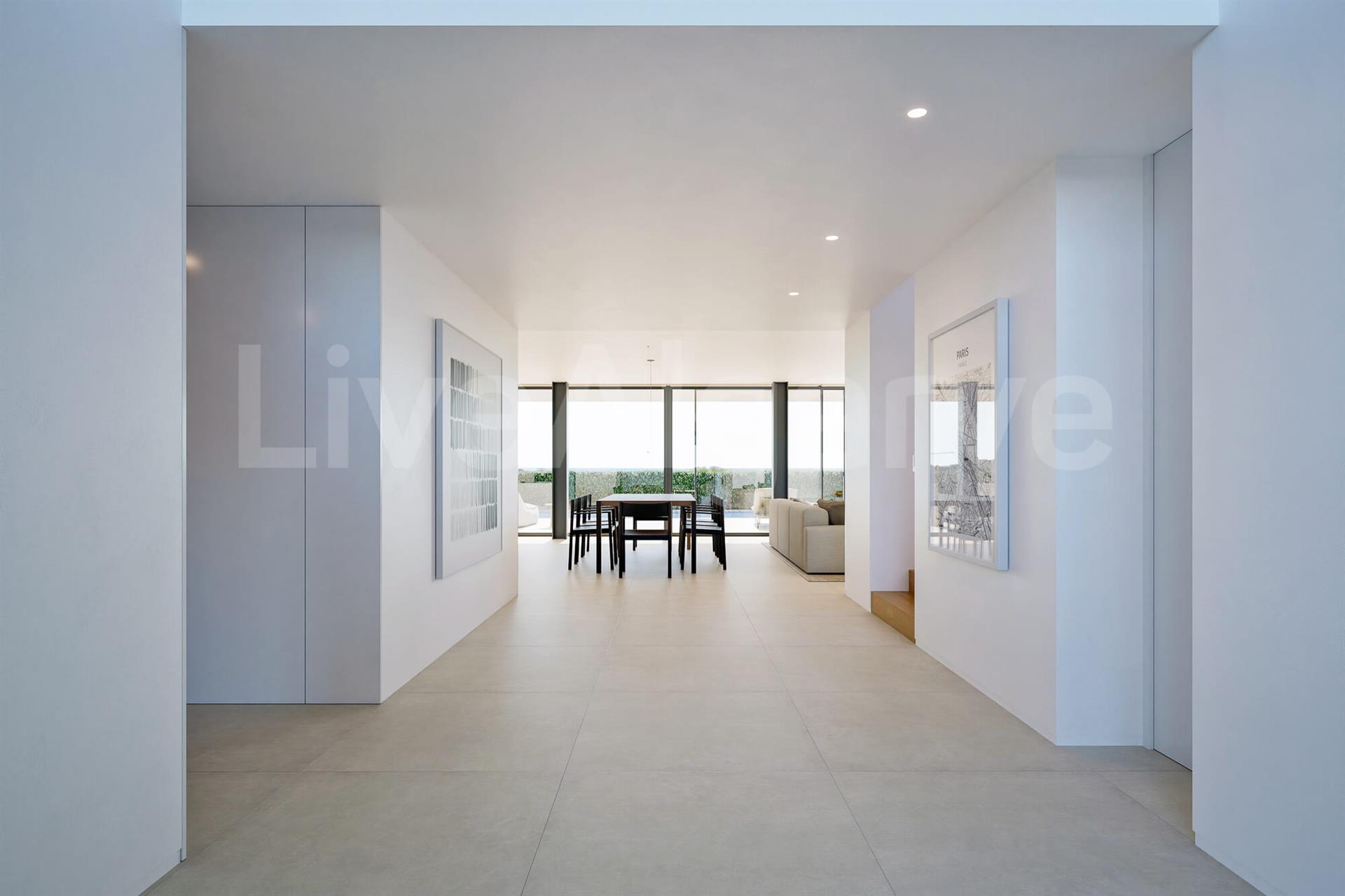 First Line | New Luxury Semi-Detached T4 Sea View Villa for Sale at Ponta de Piedade - Lagos