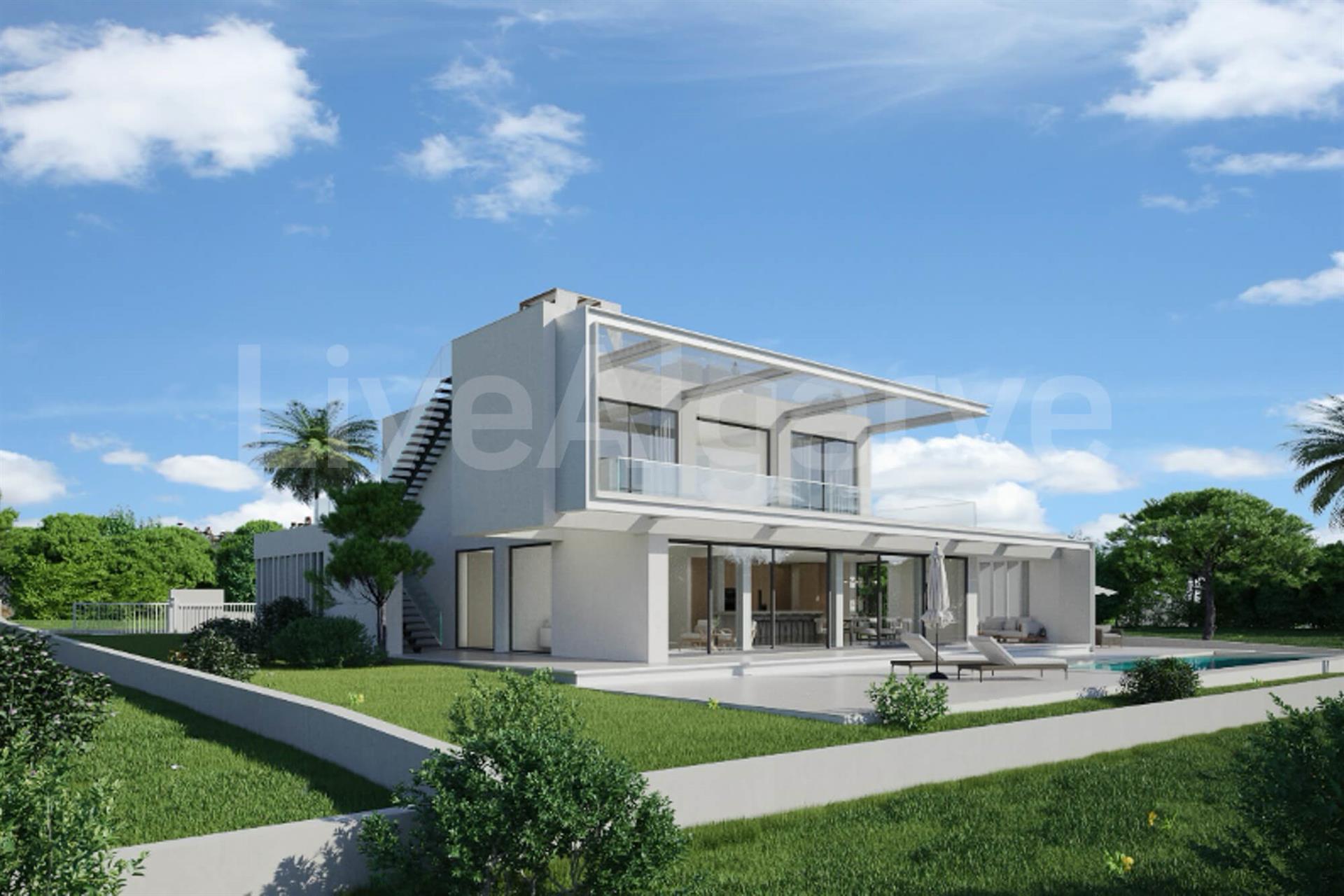 Luxus | Neue Moderne 4 Sz Villa In Mato Serrão Zum Verkauf In Carvoeiro - Lagoa