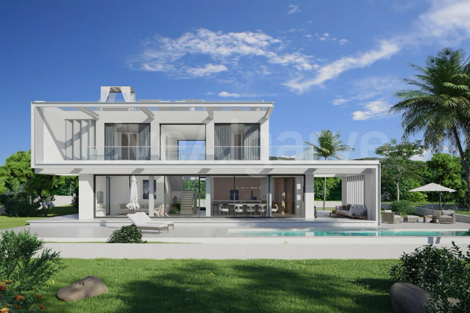 Luxus | Neue Moderne 4 Sz Villa In Mato Serrão Zum Verkauf In Carvoeiro - Lagoa