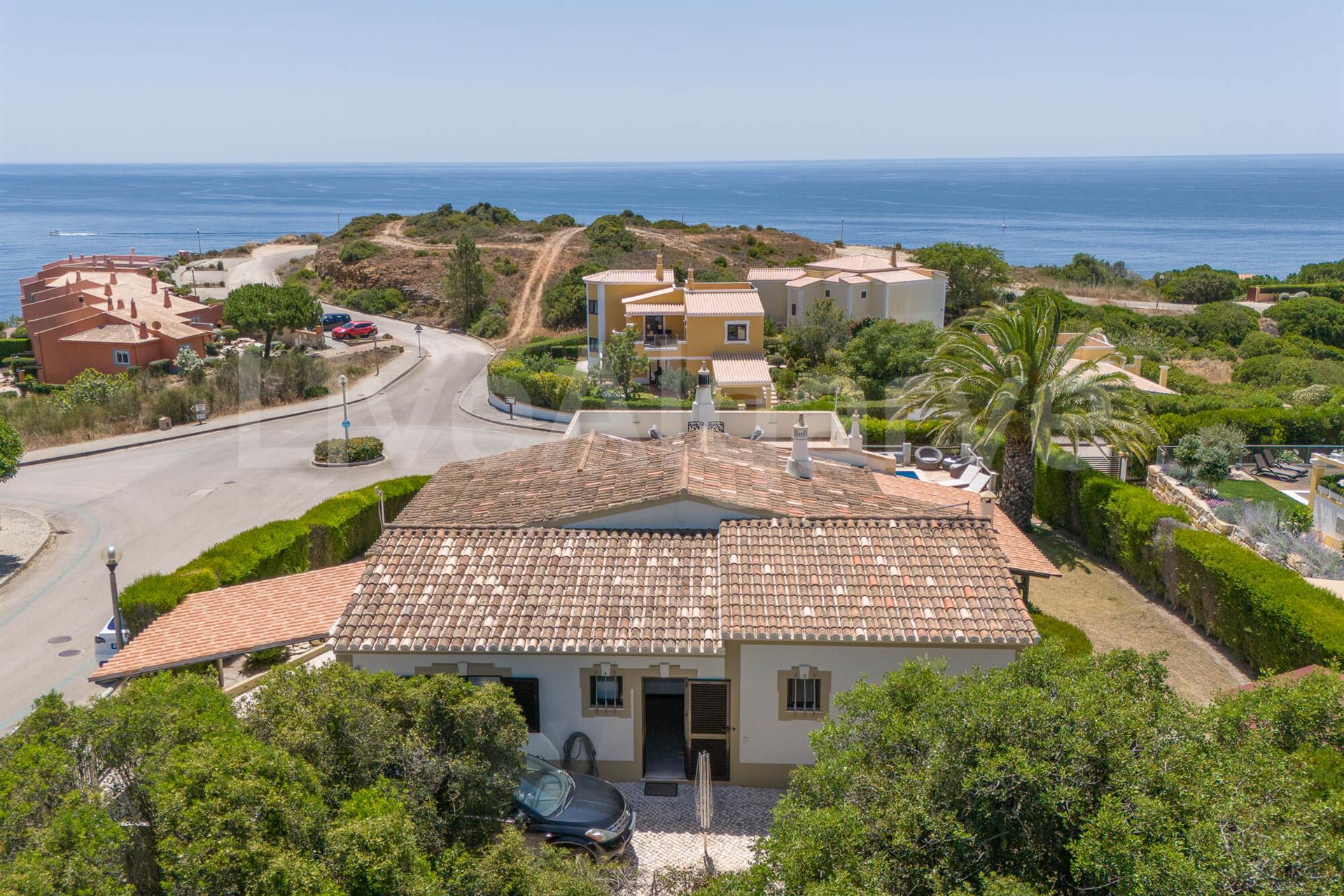 Sea View | Charming T3+1 Villa At Porto Dona Maria, Luz For Sale - Lagos