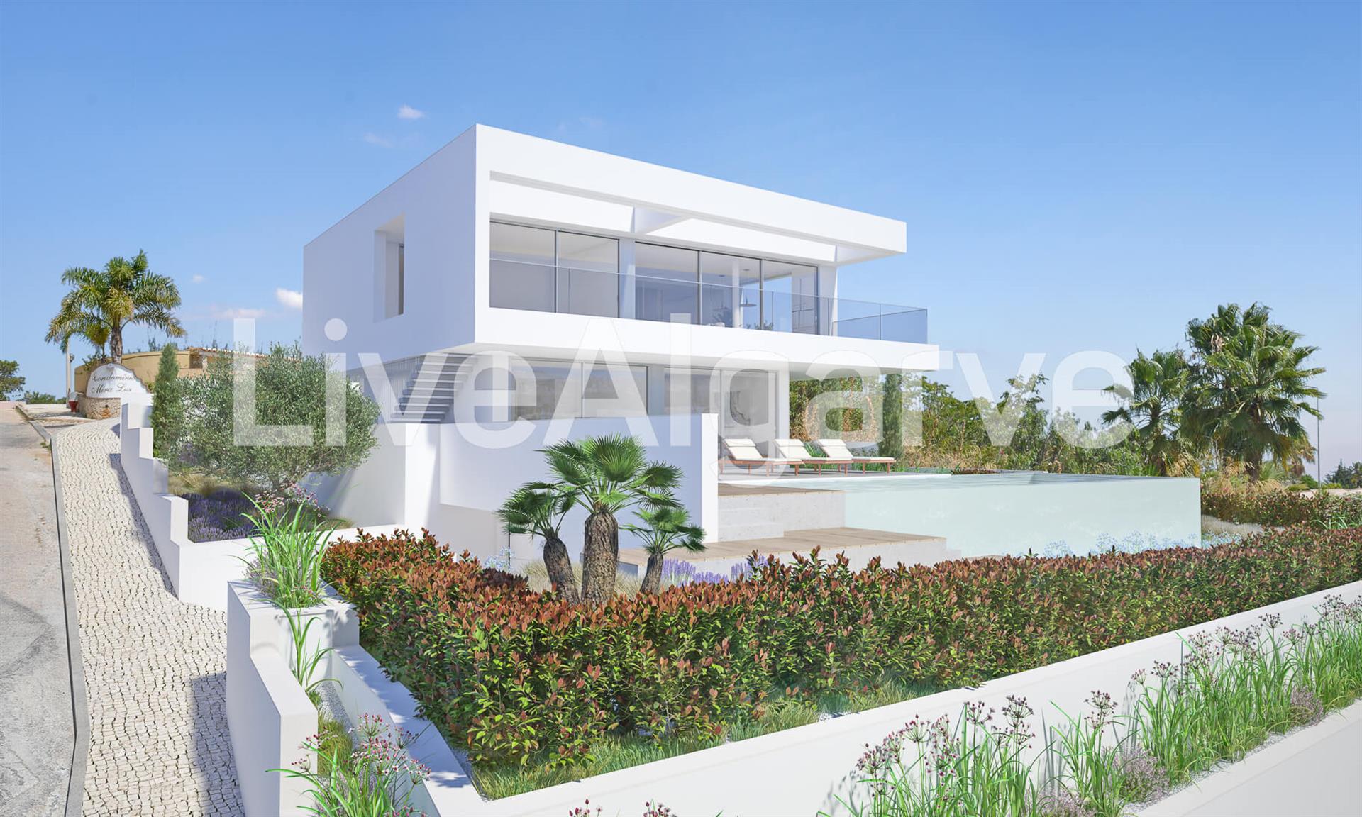 Vue sur la mer | Nouvelle Villa T3 Ultra-Moderne À Monte De Lemos À Vendre – Lagos