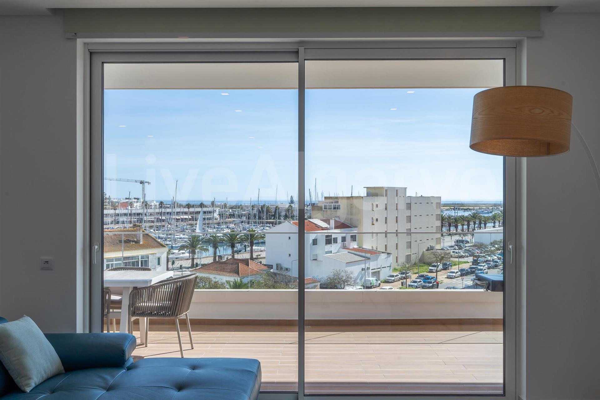 Luxury | Sleek T3 City Flat with Marina and Sea Views for Sale - Lagos
