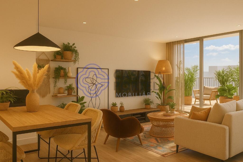 Apartamento T2 com Terraço de 29m2 e lugar de garagem.