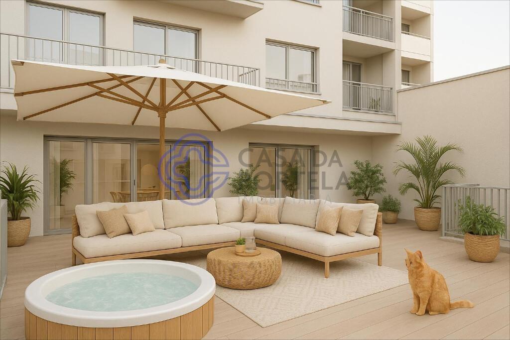 Apartamento T2 com Terraço de 29m2 e lugar de garagem.