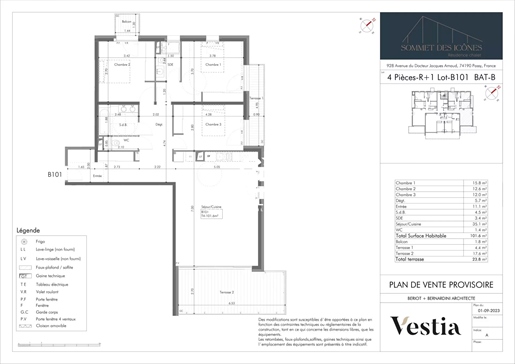 3-Bedroom apartment, 101m² - Passy Plateau d'Assy