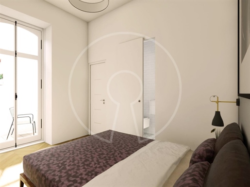 Apartamento de 1 dormitorio totalmente renovado en el centro de Lisboa