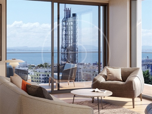 4-Zimmer-Wohnung mit Balkon und Panoramablick im Parque das Nações
