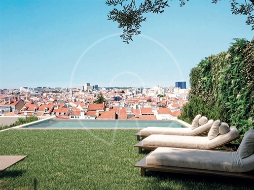 New 2 bedroom apartment in eco-sustainable condominium in Lisbon