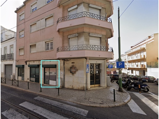 Espace commercial dans le quartier de Lapa à Lisbonne