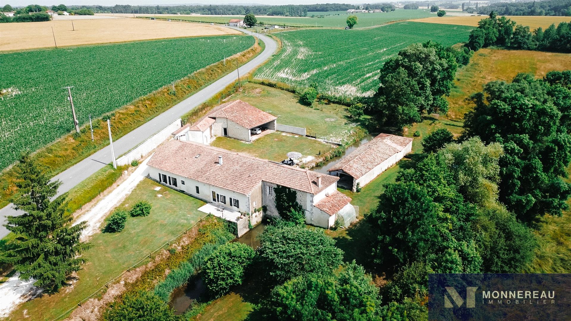 Renovated Property With Working Mill And Land