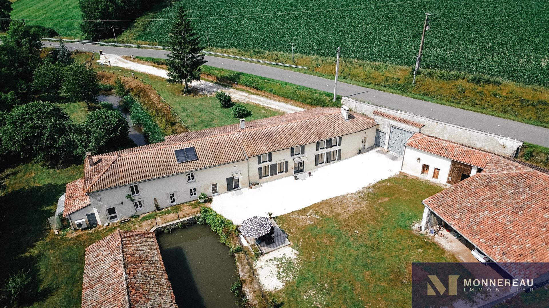 Renovated Property With Working Mill And Land