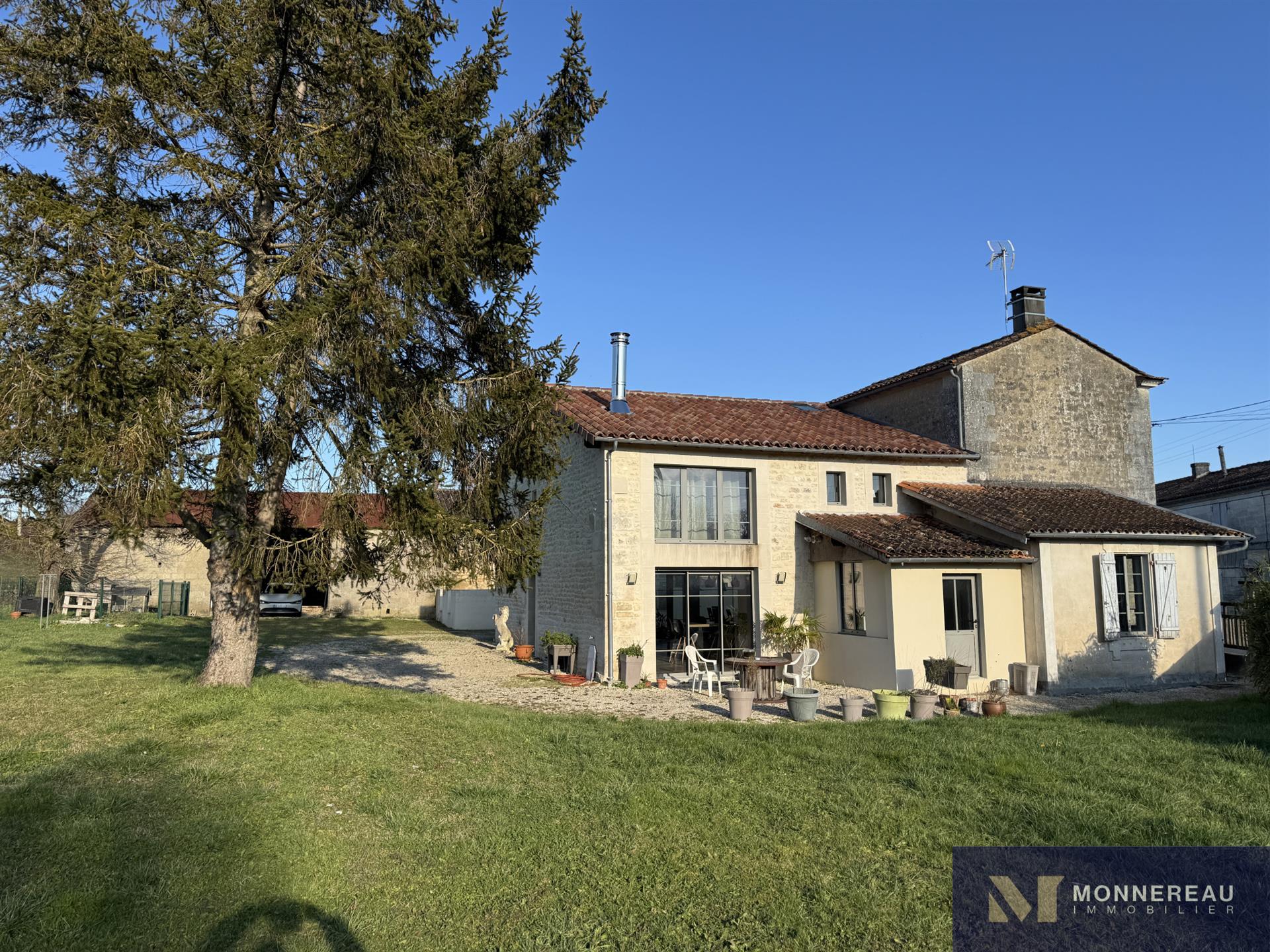 Renovated Stone House, Loft Style