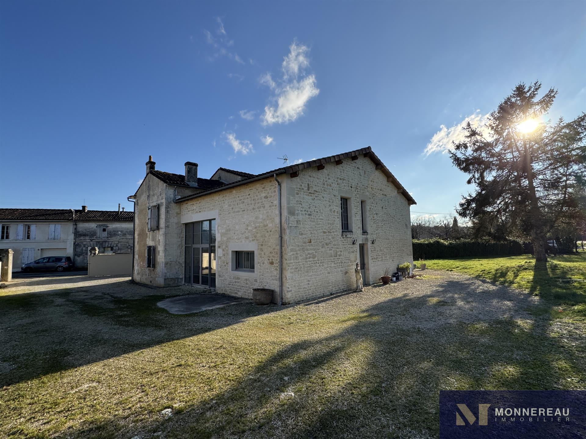 Renovated Stone House, Loft Style