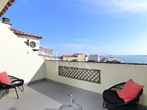 1-Bedroom apartment with terrace and river view in Chiado, Lisbon