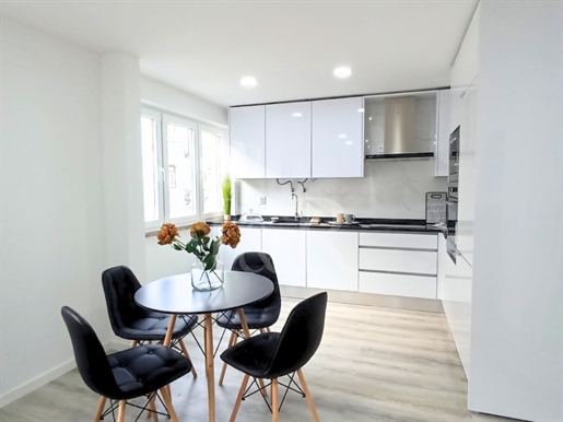 Renovated and equipped 2-bedroom apartment in Lisbon