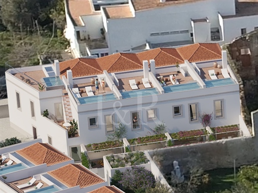 Villa T2 com piscina no rooftop no centro de Tavira, Algarve